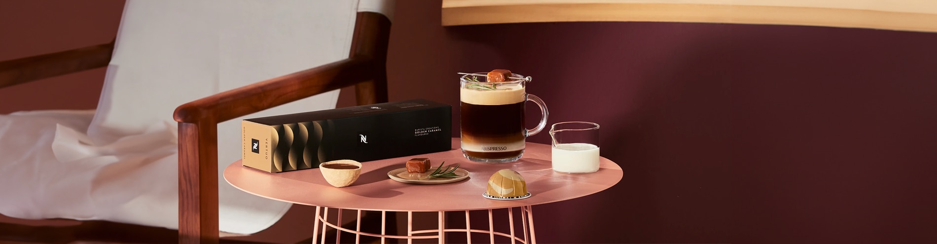Golden Caramel Toffee Reverso Coffee Recipe | Nespresso Canada